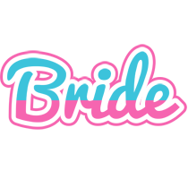 Bride woman logo