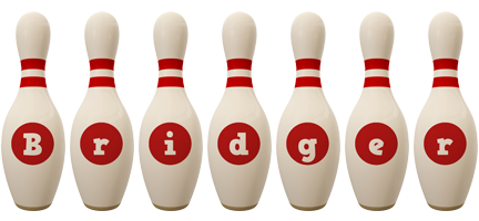 Bridger bowling-pin logo