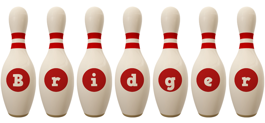 Bridger bowling-pin logo