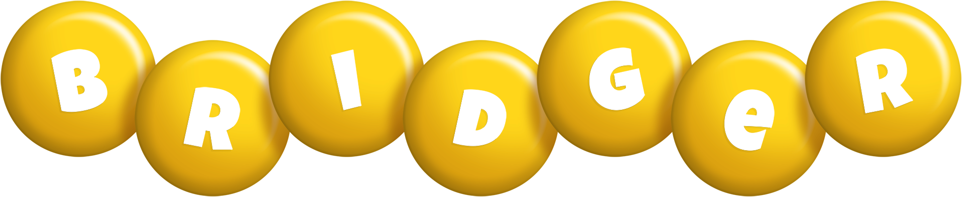 Bridger candy-yellow logo