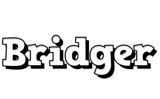 Bridger snowing logo