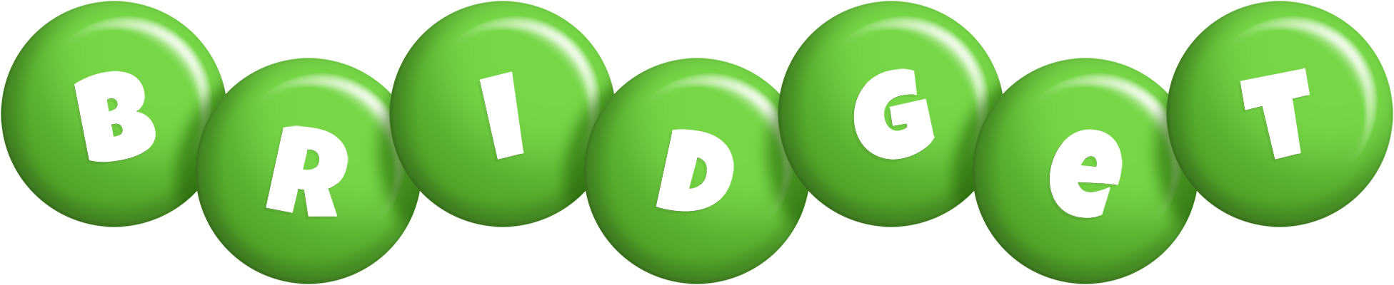 Bridget candy-green logo