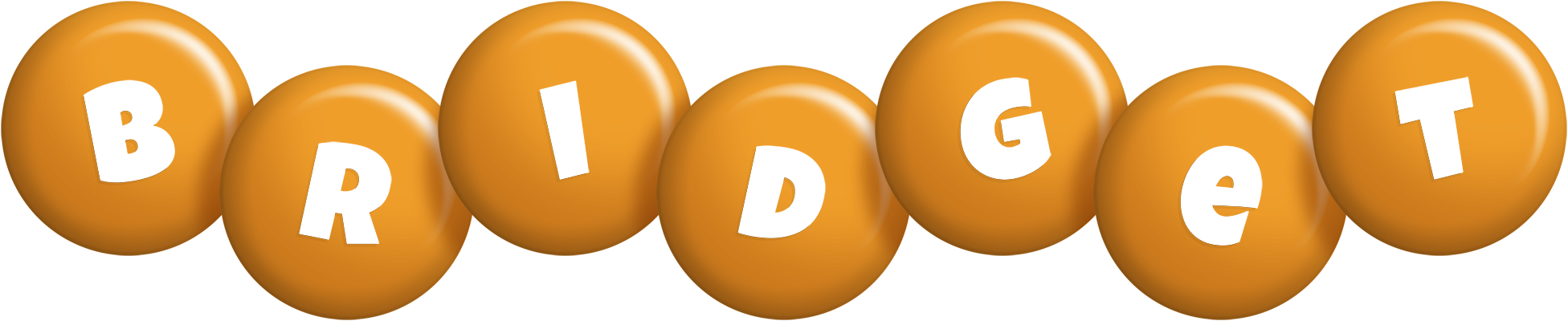 Bridget candy-orange logo