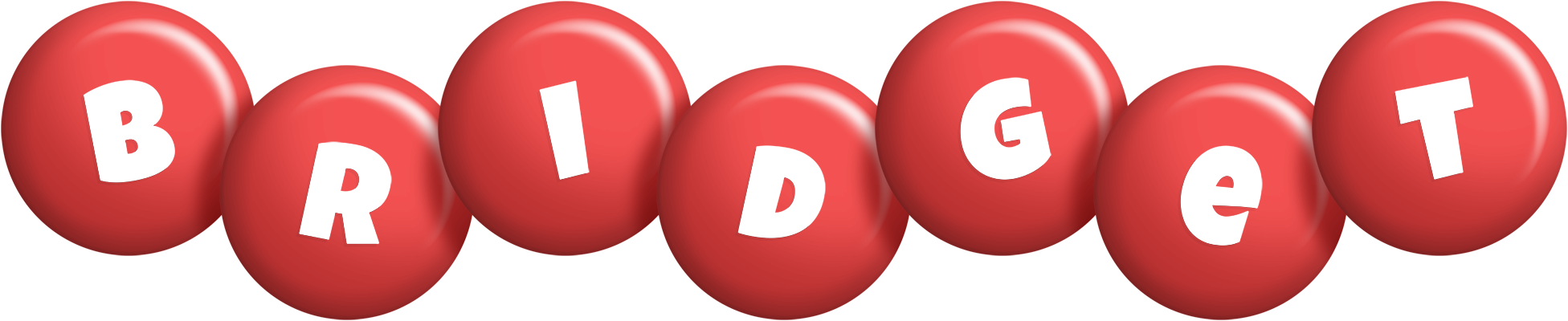 Bridget candy-red logo