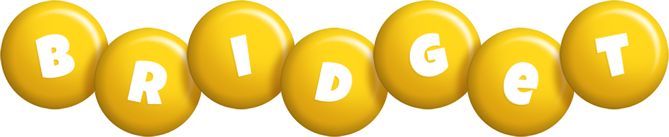 Bridget candy-yellow logo