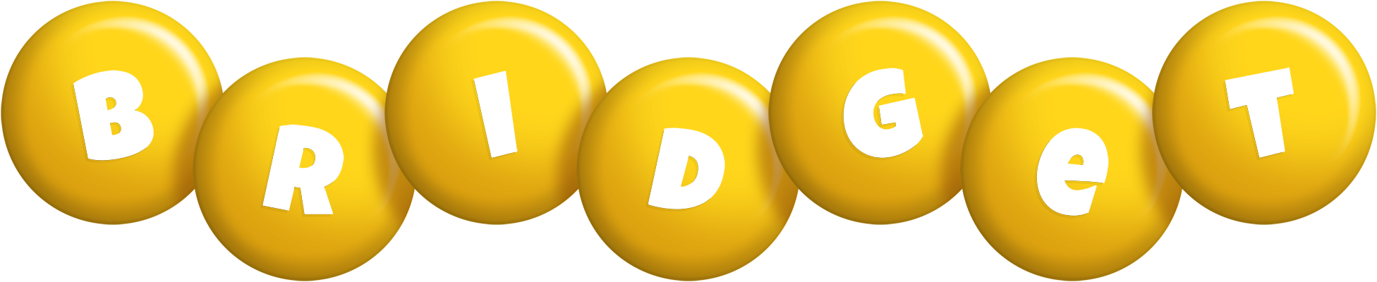 Bridget candy-yellow logo