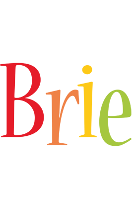 Brie birthday logo