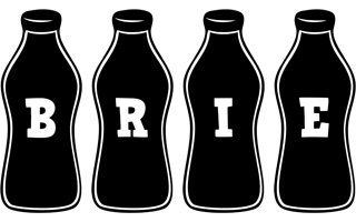 Brie bottle logo