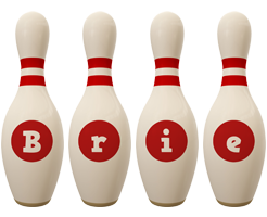 Brie bowling-pin logo