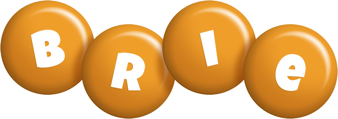 Brie candy-orange logo