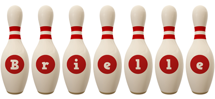 Brielle bowling-pin logo