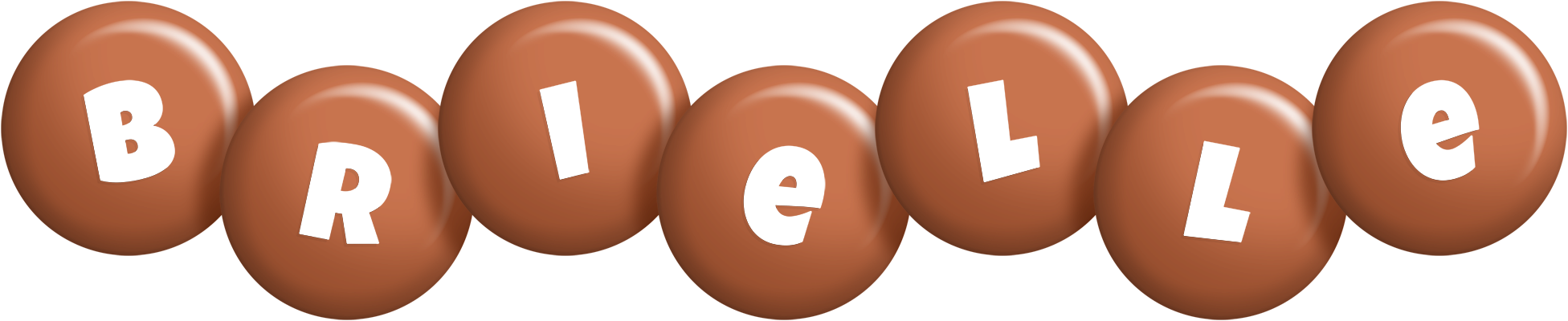 Brielle candy-brown logo