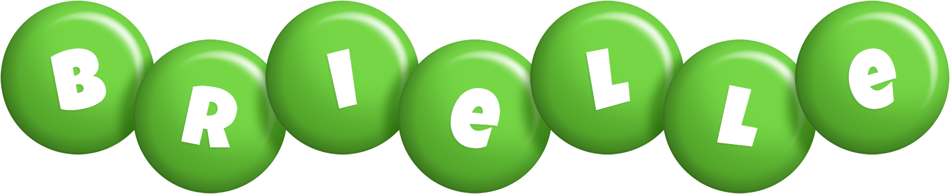Brielle candy-green logo