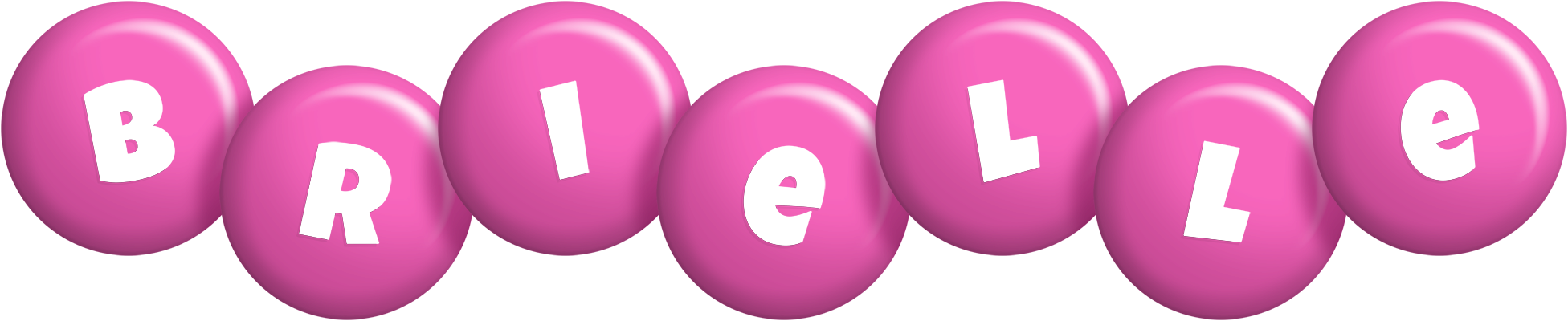 Brielle candy-pink logo