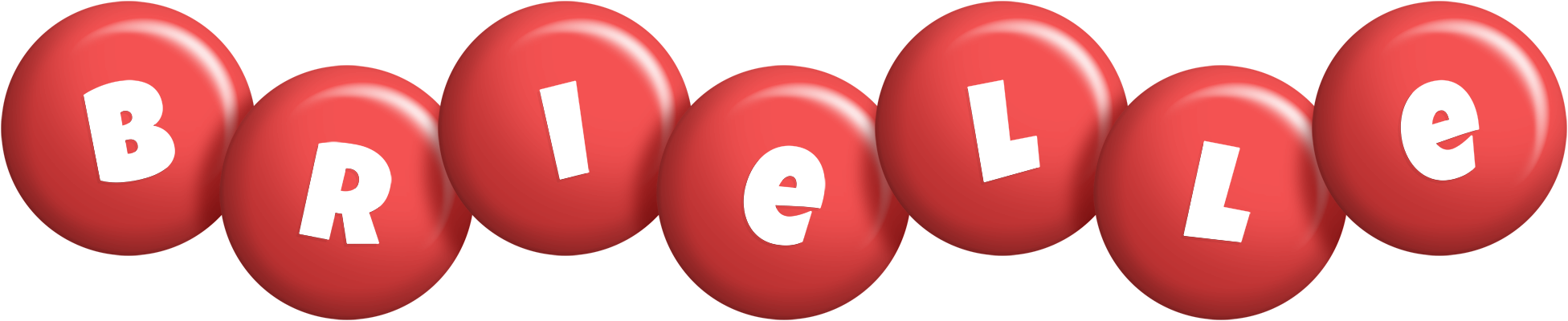 Brielle candy-red logo