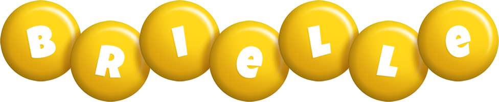 Brielle candy-yellow logo