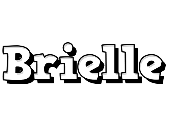 Brielle snowing logo