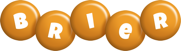 Brier candy-orange logo
