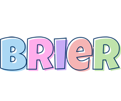 Brier pastel logo