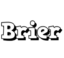 Brier snowing logo