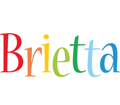Brietta birthday logo