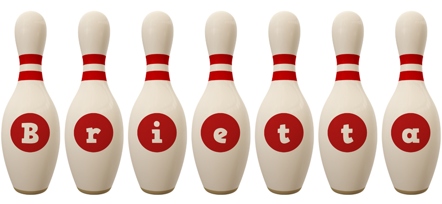 Brietta bowling-pin logo