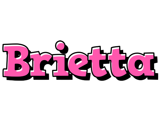 Brietta girlish logo