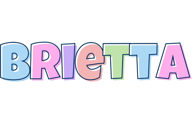Brietta pastel logo