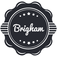 Brigham badge logo