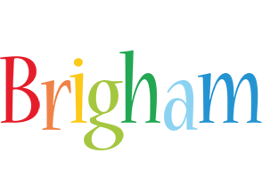 Brigham birthday logo