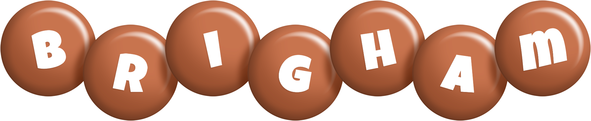 Brigham candy-brown logo