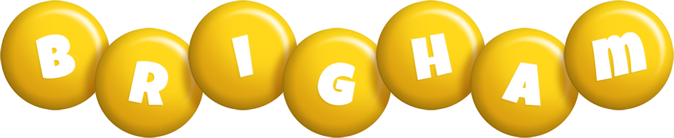 Brigham candy-yellow logo