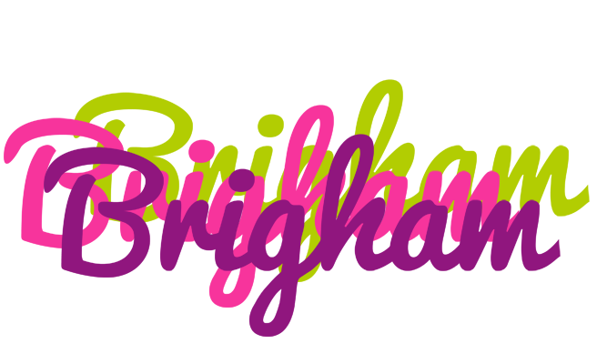Brigham flowers logo