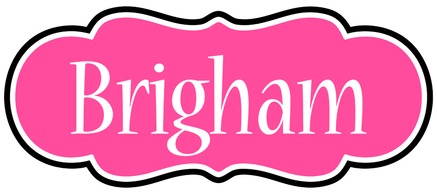 Brigham invitation logo