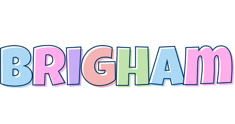 Brigham pastel logo