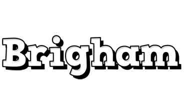 Brigham snowing logo