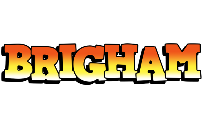 Brigham sunset logo