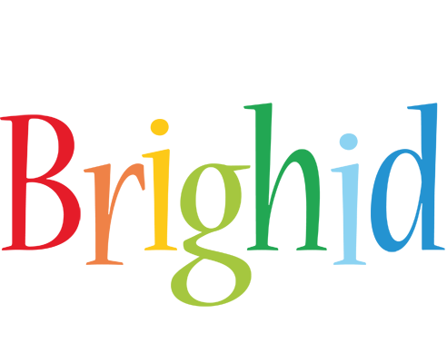 Brighid birthday logo