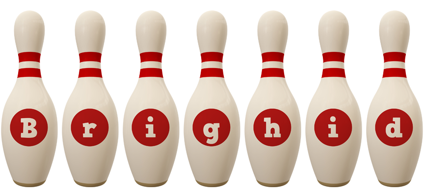 Brighid bowling-pin logo