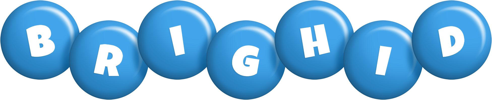 Brighid candy-blue logo