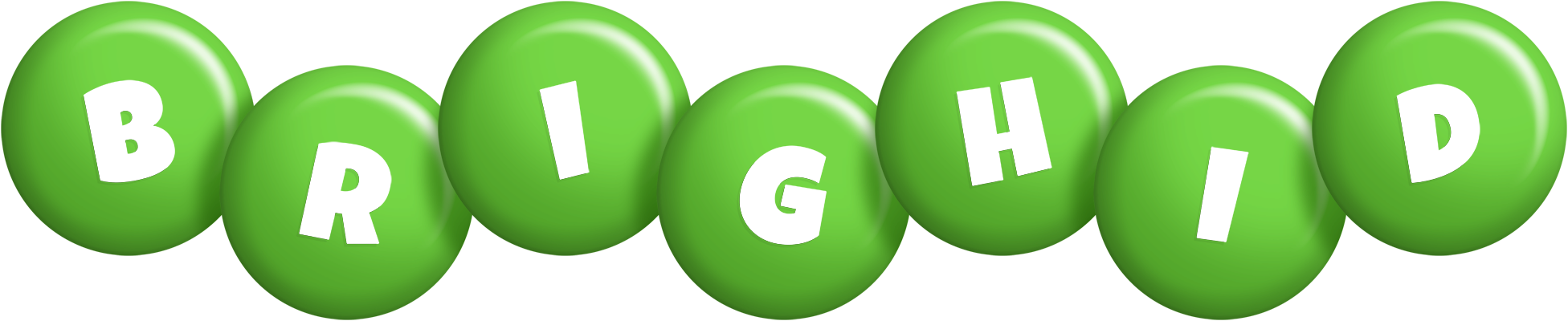 Brighid candy-green logo