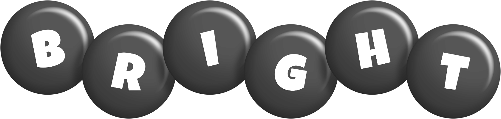 Bright candy-black logo