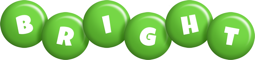 Bright candy-green logo