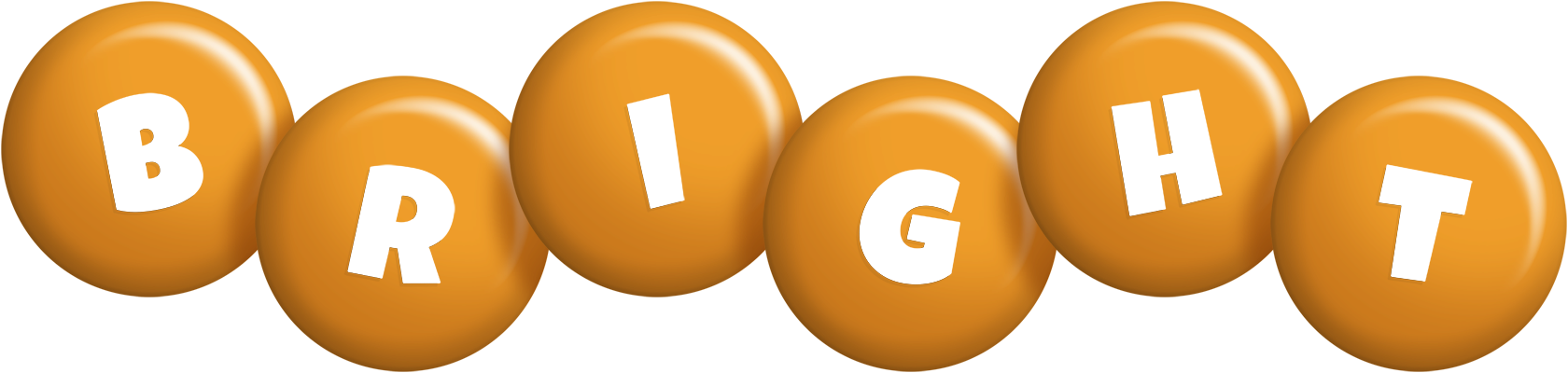 Bright candy-orange logo
