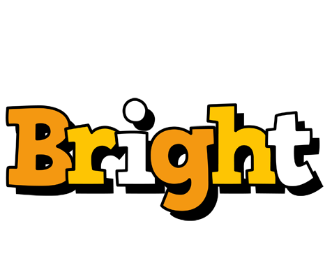 Bright cartoon logo