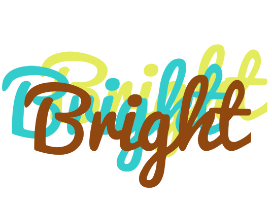 Bright cupcake logo