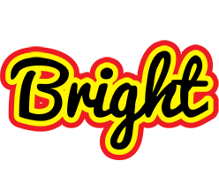 Bright flaming logo
