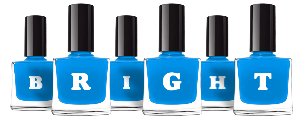 Bright glossy logo