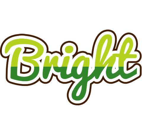 Bright golfing logo