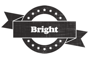 Bright grunge logo